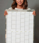 Jaarplanner 2027 - Misty Dreamwood Kleur