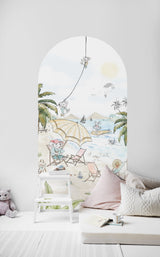Peel and stick Arch Wallpaper Decal - Playa Annet Weelink Design