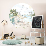 Round wall sticker - Playa Annet Weelink Design