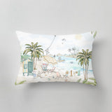 Soft decorative cushion made in the Netherlands from Spanish fabric