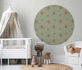 Round wall sticker - Popcorn Annet Weelink Design