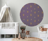 Autocollant mural rond - Popcorn