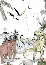 Dinosaurus Behang - Prehistoric