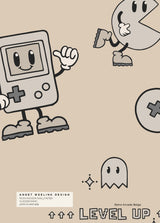 Muestra de papel pintado - Retro Arcade