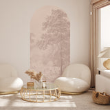 Peel and Stick Arch Tapete Dekor - Romantic Garden