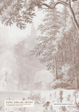 Landschap Behang - Romantic Garden