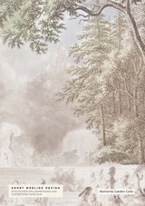 Landschap Behang - Romantic Garden