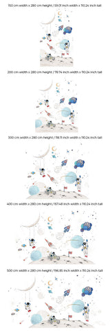 Astronaut Wallpaper - Into the Galaxy Annet Weelink Design