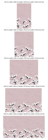 Bird Wallpaper - Stork Annet Weelink Design