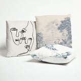 Art-inspired indoor cushion handmade in the Netherlands