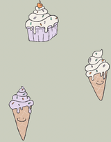 Behang op rol - Ice Cream