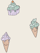 Behang op rol - Ice Cream