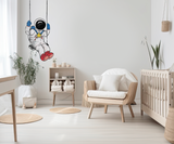 Single Wall Decal - Astronaut Swing Annet Weelink Design