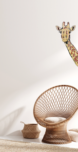 Single Wall Decal - Giraffe Jungle Tonal
