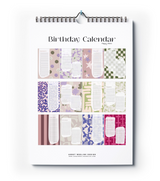 Calendario Compleanni - Happy Vibes - A4 - Perpetuo