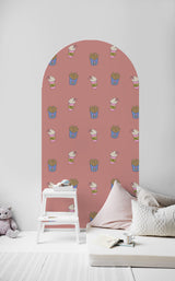 Autocollant d'arche Papier peint à coller - Shakey Fries