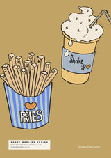 Behang Sample - Shakey Fries