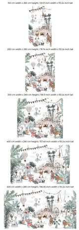 Circus Wallpaper - Cirque du Fantasy Annet Weelink Design