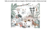 Circus Wallpaper - Cirque du Fantasy Annet Weelink Design