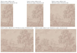 Landschap Behang - Engraved