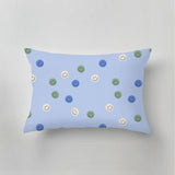 Sustainable decorative pillow with exclusive print design