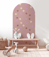 Peel and Stick Arch Wallpaper Decal - Smiley