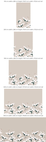 Bird Wallpaper - Stork Annet Weelink Design