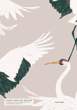 Bird Behang - Stork