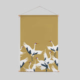 Textile Poster - STORK Gold Annet Weelink Design