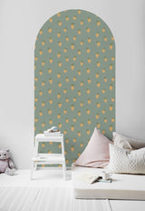 Calcomanía de Papel Tapiz Papel pintado en Forma de Arco - Straw Berry