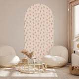 Calcomanía de Papel Tapiz Papel pintado en Forma de Arco - Straw Berry