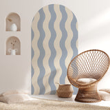 Abzieh- und Klebe-Bogen Tapete-Aufkleber - Sway Stripe