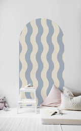 Abzieh- und Klebe-Bogen Tapete-Aufkleber - Sway Stripe