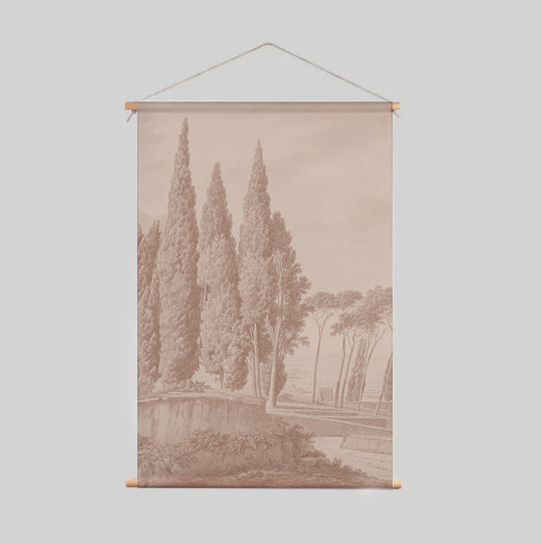 Textile Poster - Toscany terra