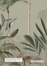 Wallpaper Sample - Tropical Wilderness Annet Weelink Design