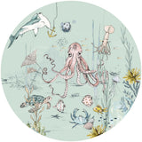 Round wall sticker - Underwater Wonders Annet Weelink Design