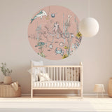 Round wall sticker - Underwater Wonders Annet Weelink Design