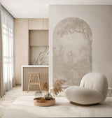 Peel and Stick Arch Wallpaper Decal - verdant palms