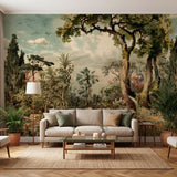 Carta da parati paesaggistica - Verdant Palms