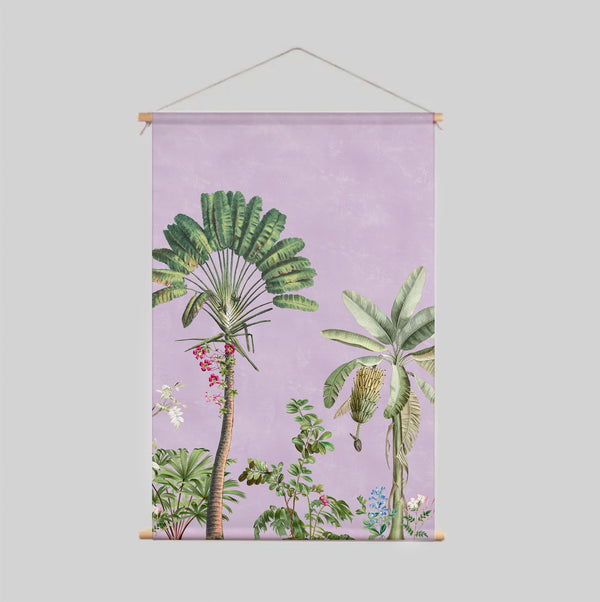 Textile Poster - Vibrant Exotics Lilac
