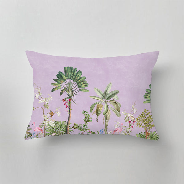 Outdoor Pillow - Vibrant Exotics lilac