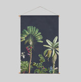 Textielposter - Vibrant Exotics Navy