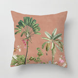 Designer indoor pillow with hand-drawn print by Annet Weelink Design