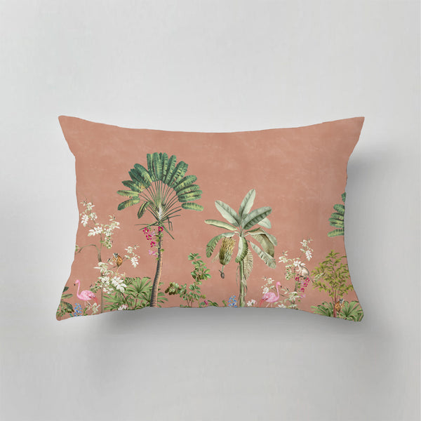 Outdoor Pillow - Vibrant Exotics terra