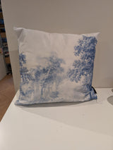 Poduszka Romantic Garden Blue - 50x50cm - druga szansa