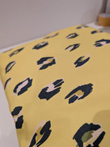 Unique - Coussin d'extérieur à motif animalier - Jaune vif - 60x40cm