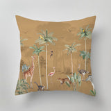 Sustainable decorative pillow with exclusive print design