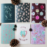 Set van 6 kerstkaarten