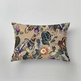 Designer indoor pillow with hand-drawn print by Annet Weelink Design