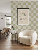 Behang Sample - Check Mate